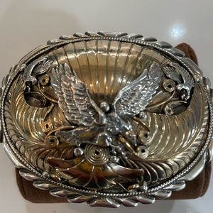 Navajo, sterling/10 karat gold filled, RB stamped, 80’s -90’s, handmade